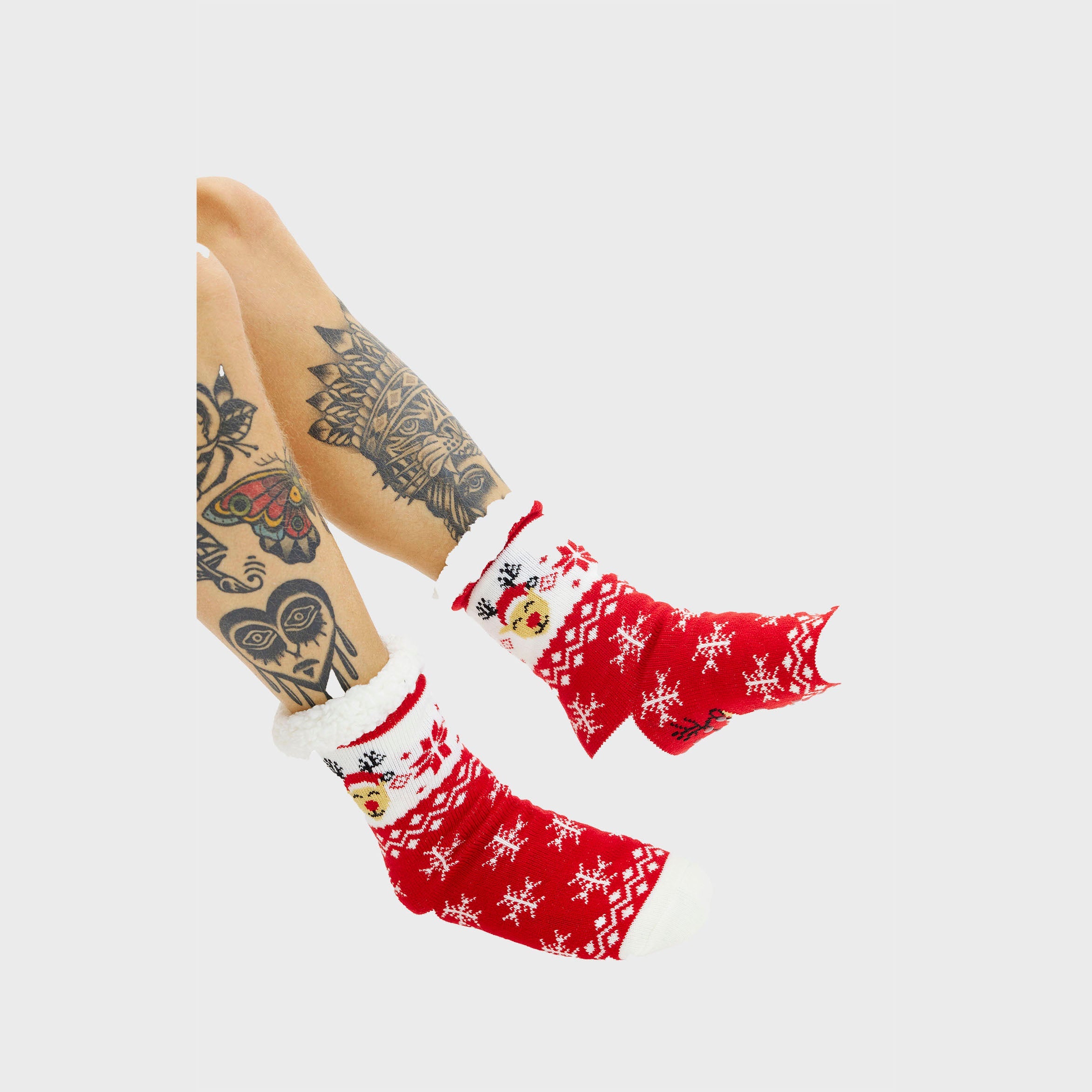 Elegante rendieren Kerstsokken